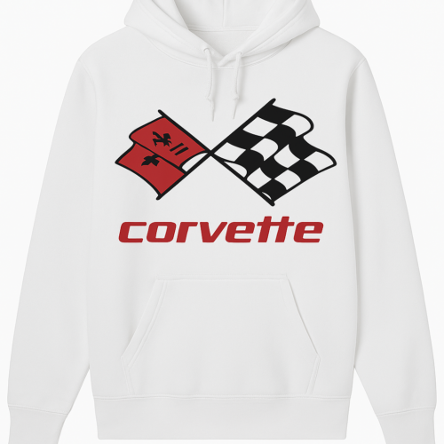CORVETTE WHITE HOODIES