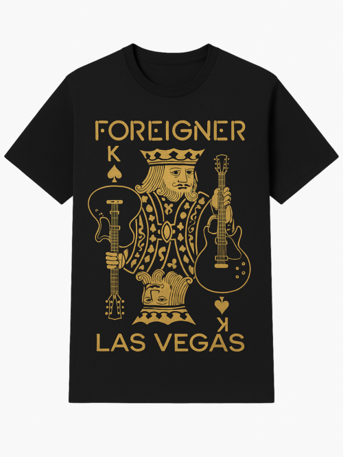 FIREIGNER T-SHIRT BLACK COLOR