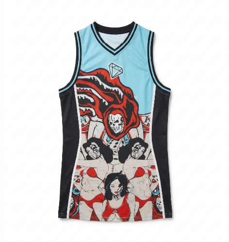 Sleeveless T Shirt   Jersey130